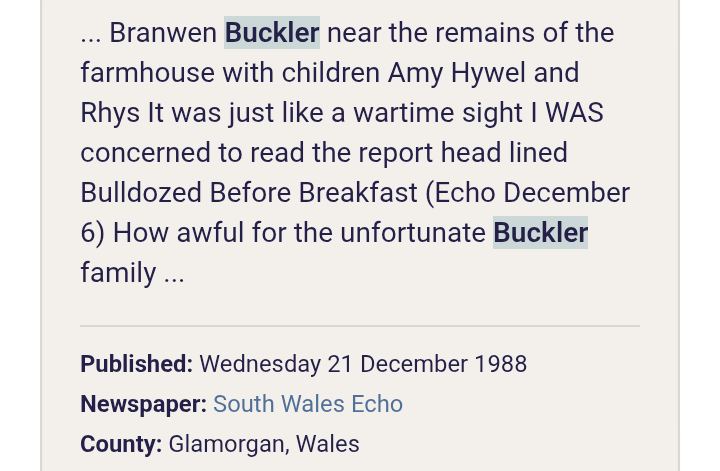 South Wales Echo, 21 December 1988, reader’s letter (archive search extract)